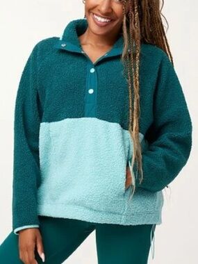 Tone It Up Women's Teddy Jacket Pullover with Kangaroo Pocket